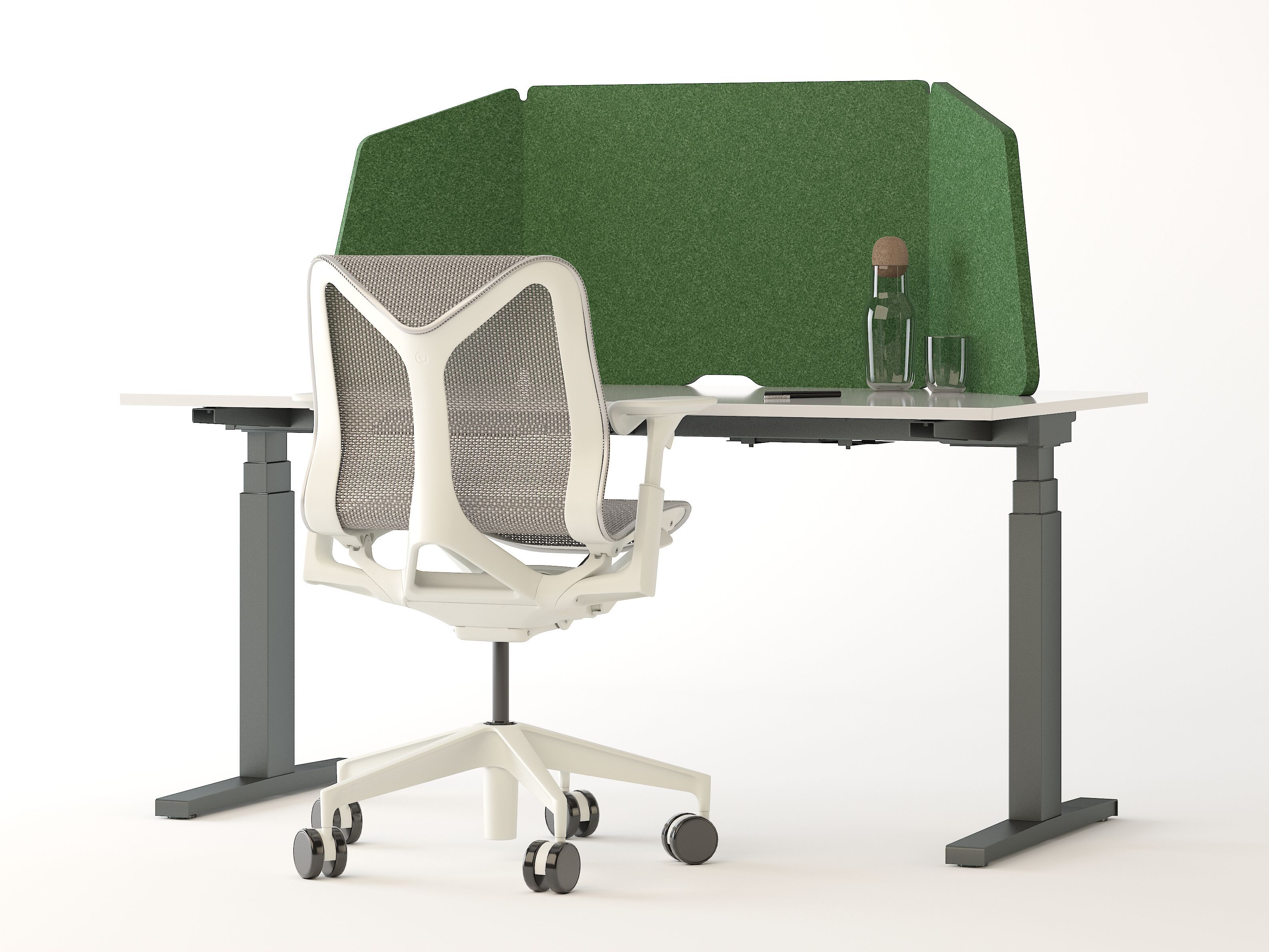 Отдельно стоящая панель перегородки стола IMPACT ACOUSTIC® ARCHISONIC® Felt ARCH-00095848 - Вид №1