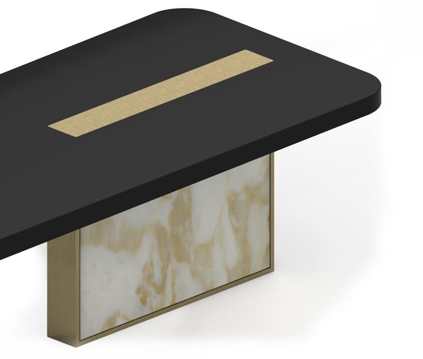 MARIONI Прямоугольный деревянный журнальный столик Tyron 02845 - Вид №3