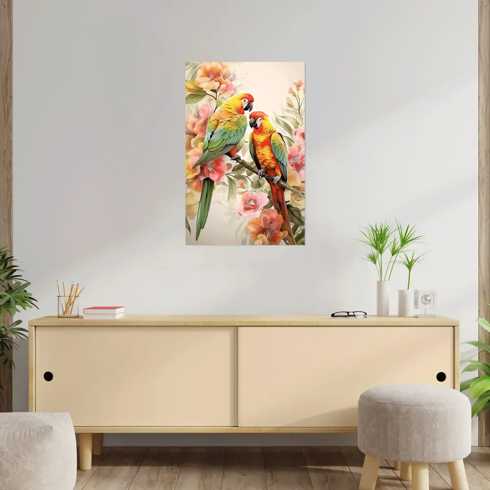 Картина на холсте Попугаи 40x60 см 89345492 STLM-2119381 Santreyd  - Вид №2