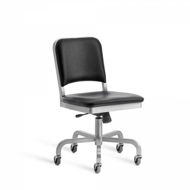 Emeco Алюминиевый стул на колесиках Navy® upholstered sun-id-1347091 - Вид №1