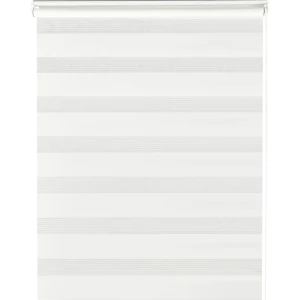 Штора рулонная день-ночь Мелоди 80x175 см белая