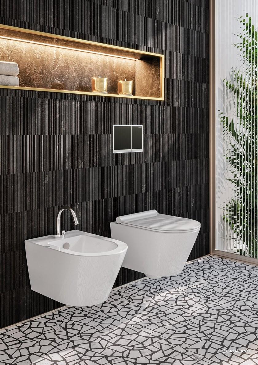 Биде подвесное New zero CERAMICA CATALANO sun-id-1364720 - Вид №2