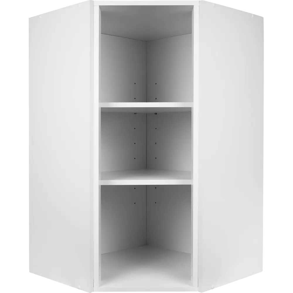 Каркас навесной угловой 60x92x60 см, ЛДСП, цвет белый DELINIA STLM-2032912 - Вид №1