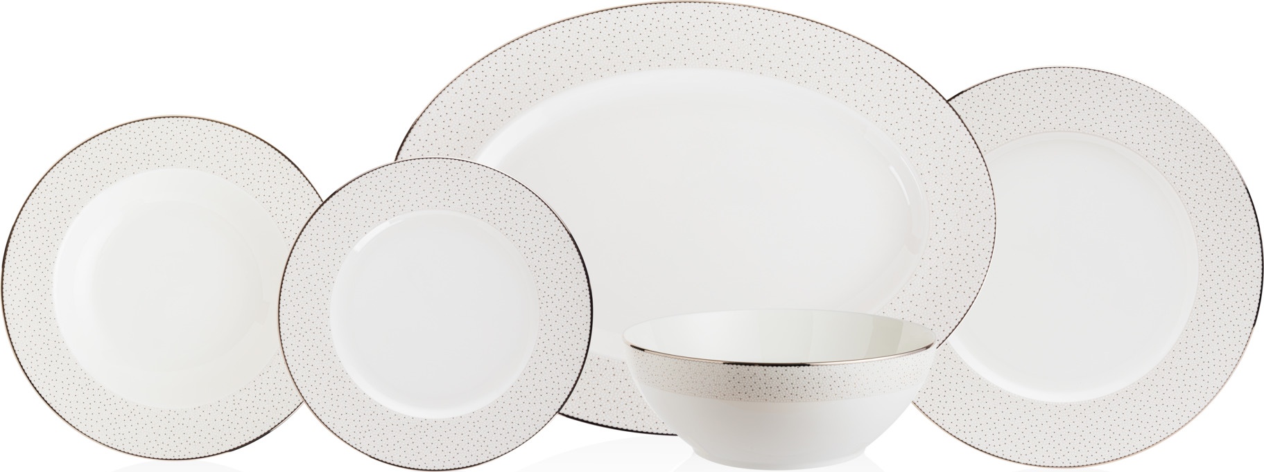 10657437 Noritake Сервиз столовый Noritake "Брум-стрит" на 6 персон, 20 предметов Фарфор костяной 