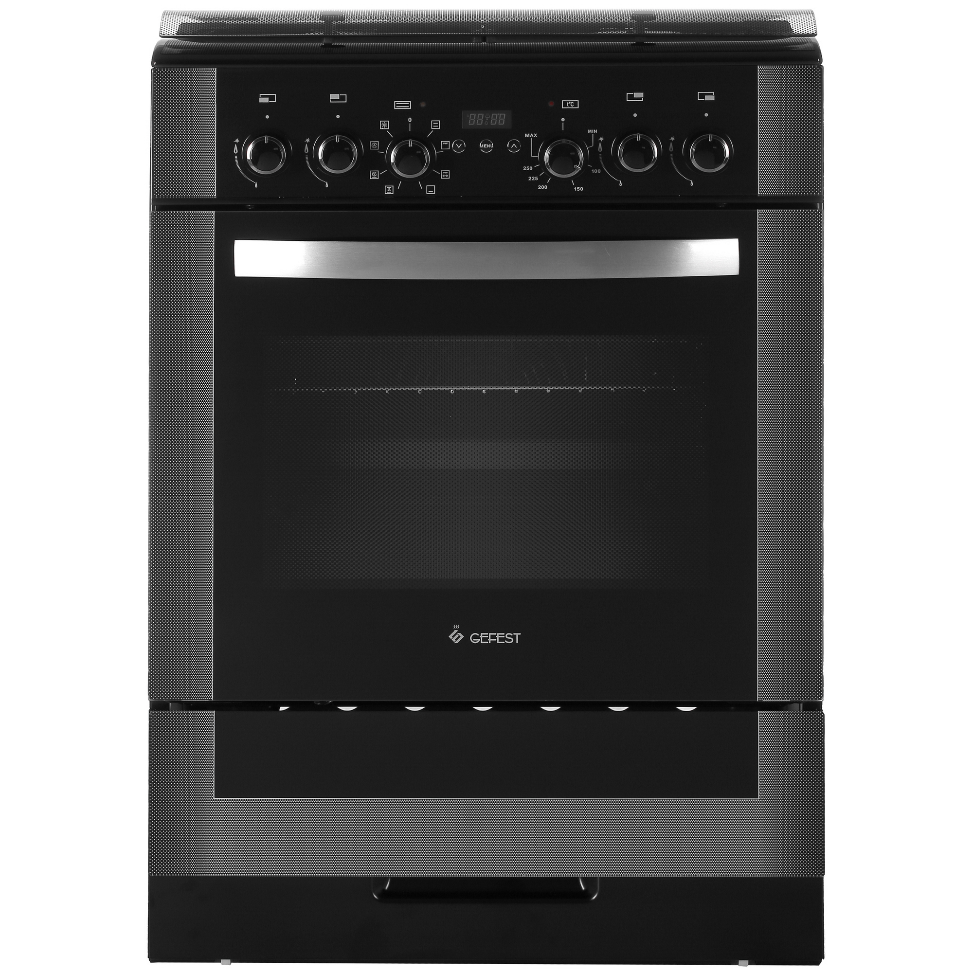 9905002 Комбинированная плита Gefest ПГЭ 6302-04 0046 черный STDN-0068740