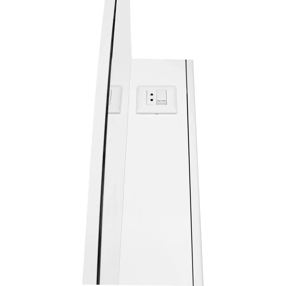 Шкаф зеркальный «Глория» 75 см цвет белый Santreyd STLM-2164131 - Вид №2