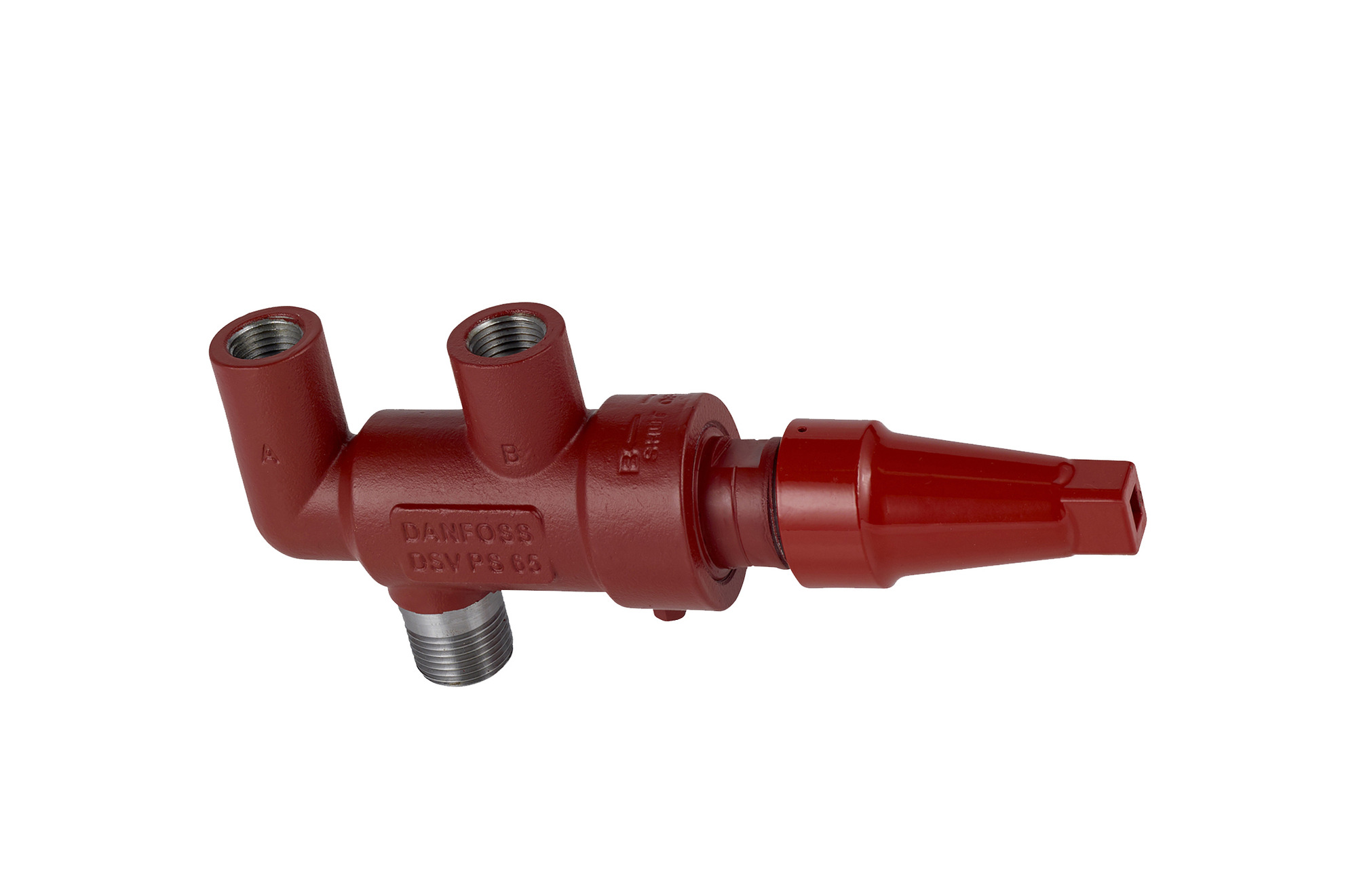 Danfoss DSV — многоходовые запорные клапаны для предохранительных клапанов DSV 2 Клапан запорный двойной 148F3011  - Вид №3