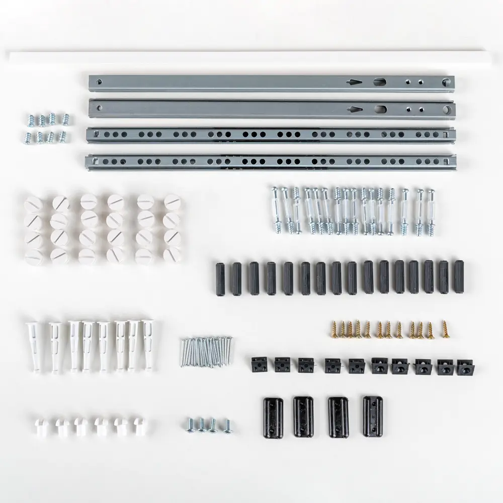 Тумба прикроватная 2 ящика 49x53.8x38.2 см ЛДСП цвет белый Santreyd STLM-2073632 - Вид №8