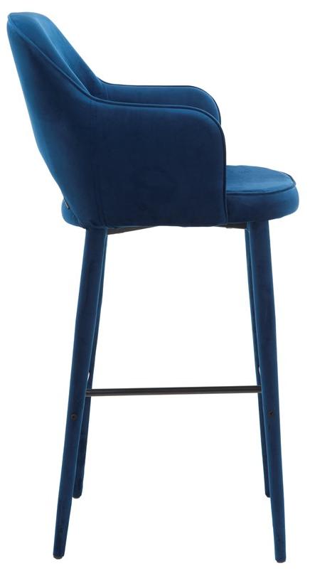 Pols Potten Барный стул высокий из бархата с огнестойкой набивкой Cosy sun-id-1478249 - Вид №2
