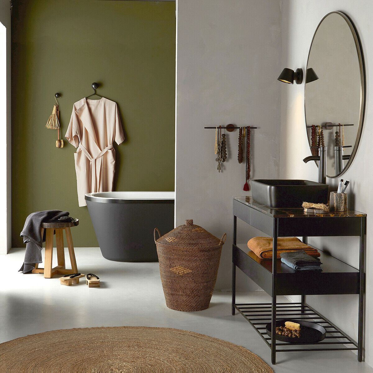 Открытый настенный светильник / металлический настенный светильник AMPM TOBISON ARCH-00085768 - Вид №2