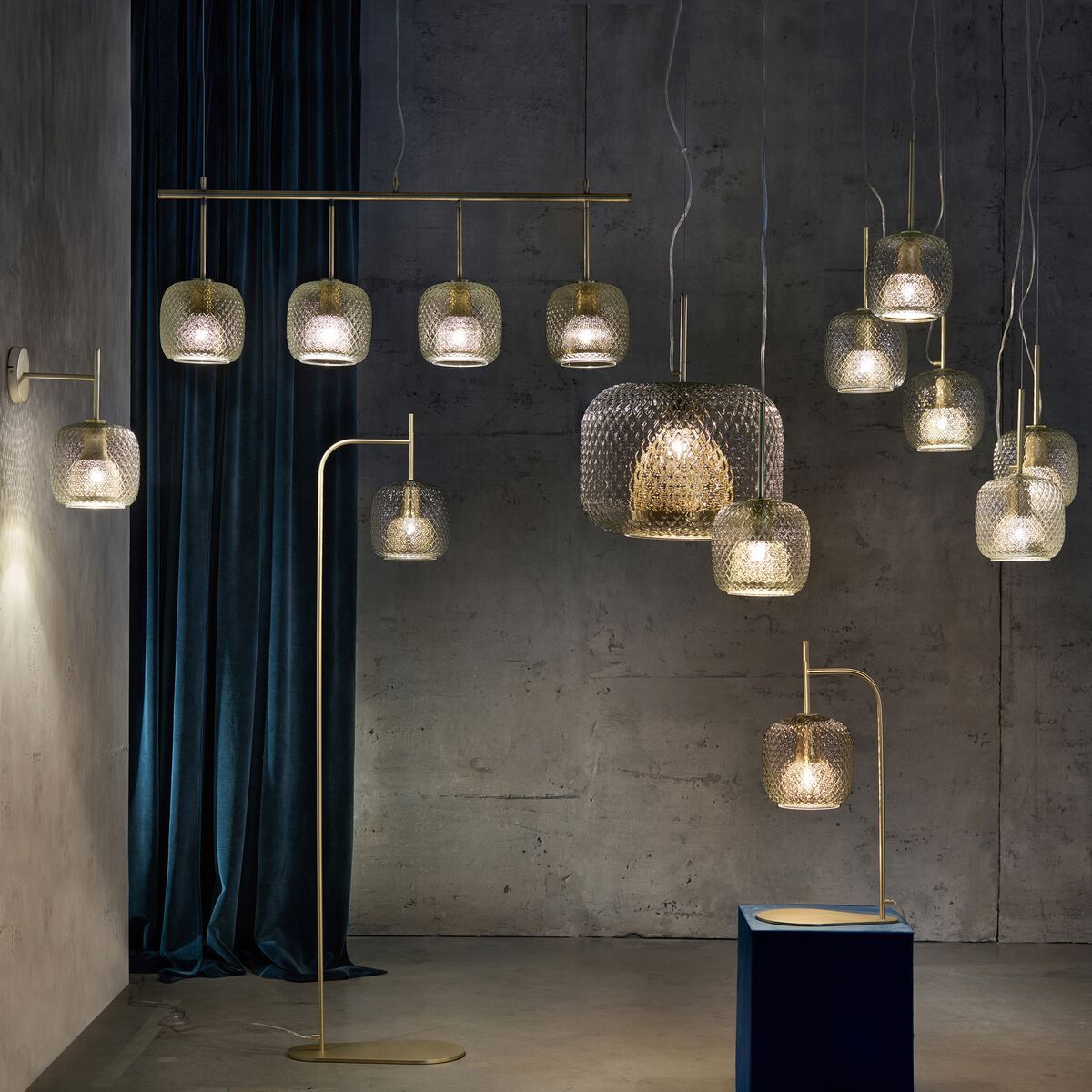 Стеклянный подвесной светильник AMPM Mistinguett ARCH-00080797 - Вид №6