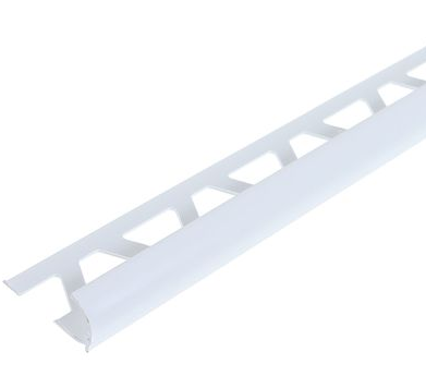 Раскладка наружная 9мм БЕЛАЯ(50) ДЕКОР ПЛАСТИК STSR-1297