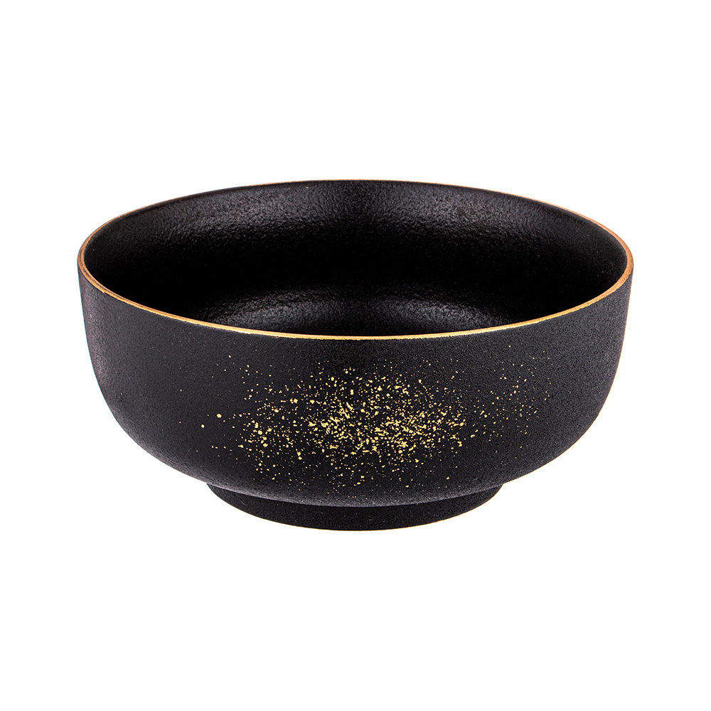 42-373 Посуда фарфоровая САЛАТНИК BRONCO "MIDNIGHT GOLD" Lefard 