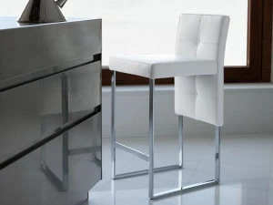 Italy Dream Design Высокий табурет, обитый кожей в современном санном стиле Life class