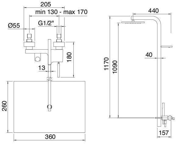 Rubinetterie Treemme Cut  3360  - Вид №3
