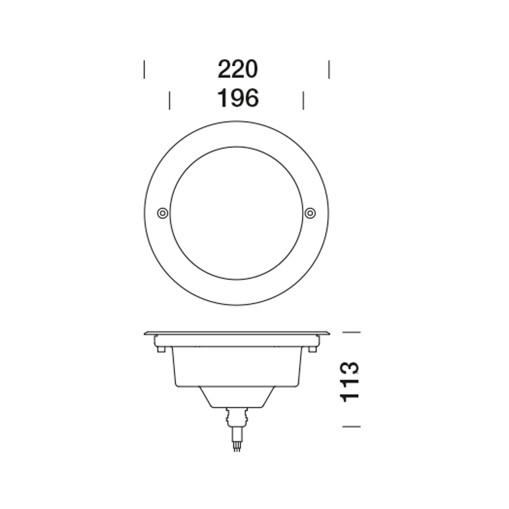 8481363 Встраиваемый в пешеходный пол Platek MEDIO FULL INOX  MEDIO FULL INOX - LED 4000K 28°  - Вид №6