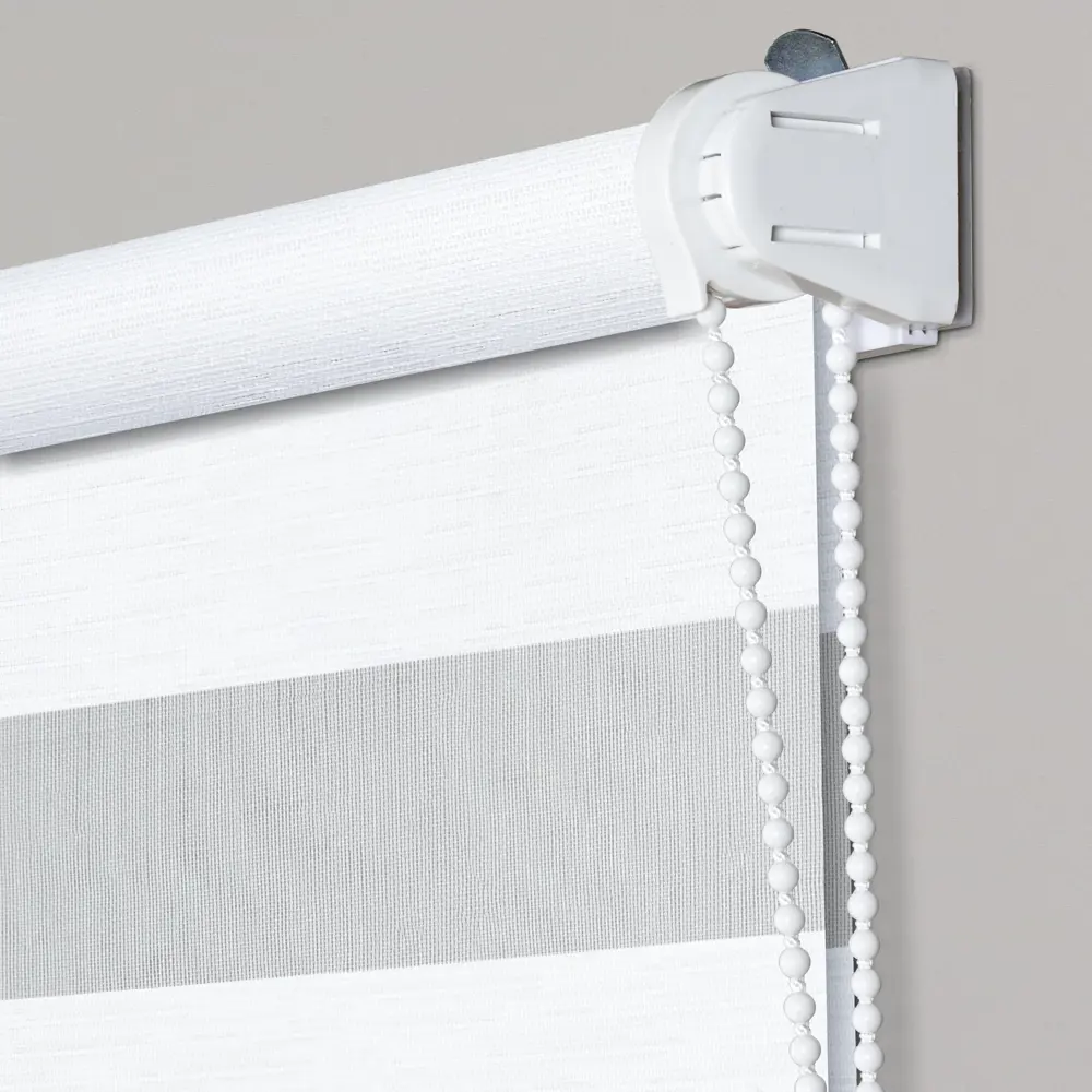 Рулонная штора день-ночь MIAMOZA Москва 80×160 см белая 89411387 STLM-1565113 - Вид №2