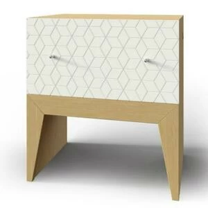Тумба Still, 1 ящик, дуб, рисунок ромб