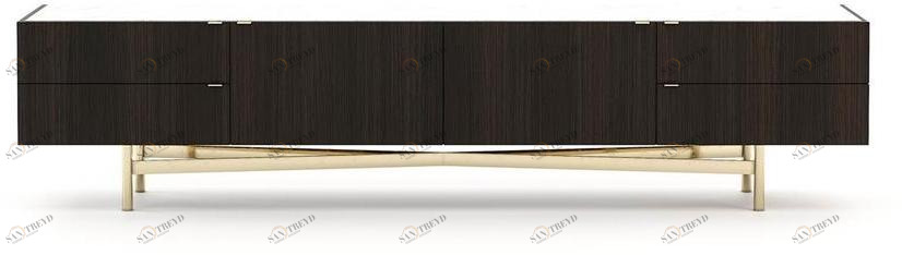 Laskasas Тумба под ТВ из дерева Lewis Lk3121