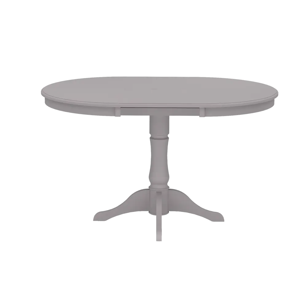 Стол кухонный Delinia Версаль раскладной 90-130x90 см круг дерево цвет графит STLM-2151488 - Вид №3