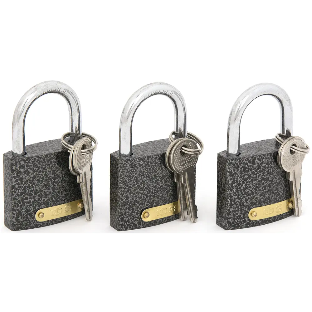 Набор навесных замков 303F-50 3P6K 50x41 мм, чугун Santreyd STLM-2165017