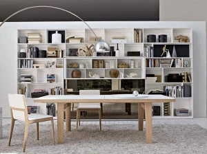 B&B Italia Модульный открытый книжный шкаф Flat.c