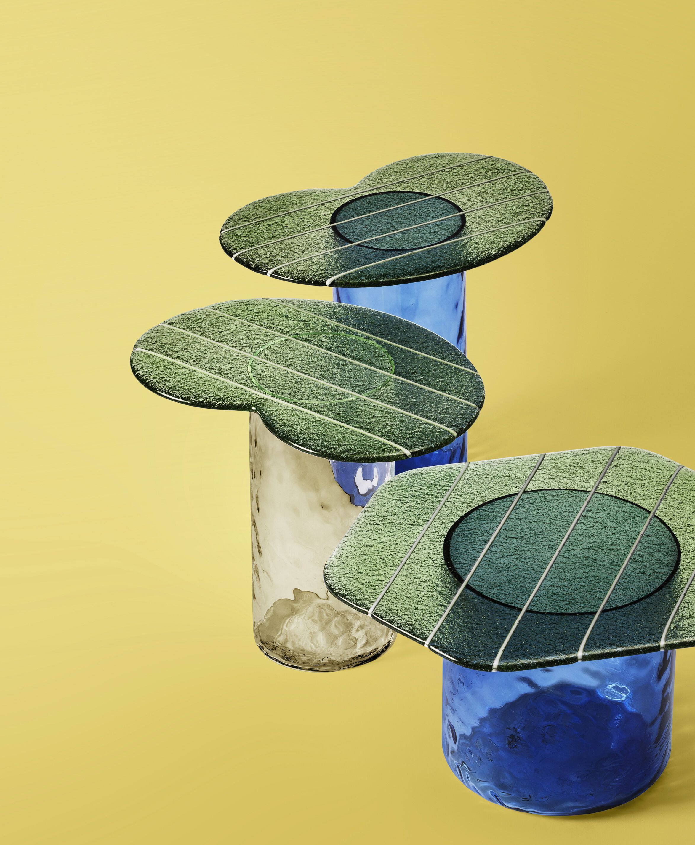 Журнальный столик из муранского стекла Miniforms Striche ARCH-00101678 - Вид №4