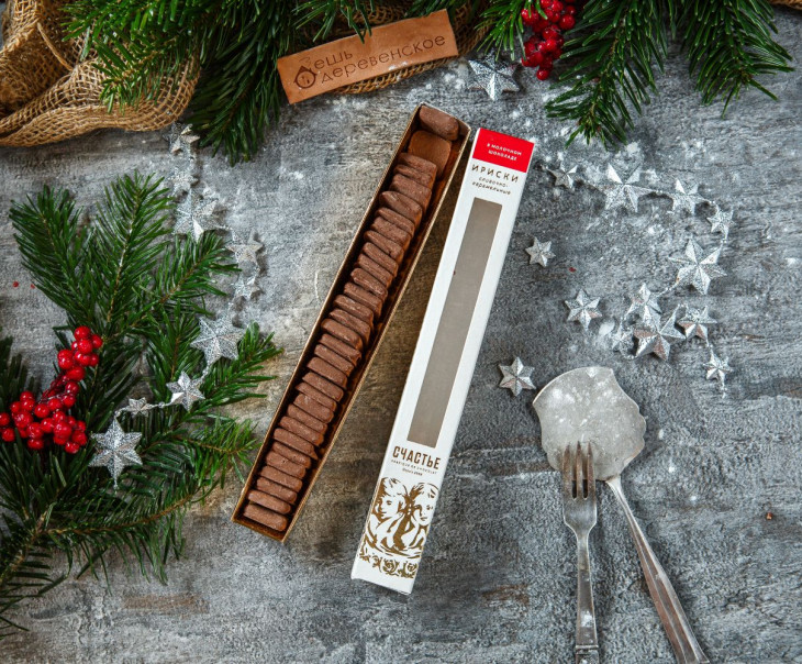 5656 Ириски сливочно-карамельные в молочном шоколаде Вкусляндия 