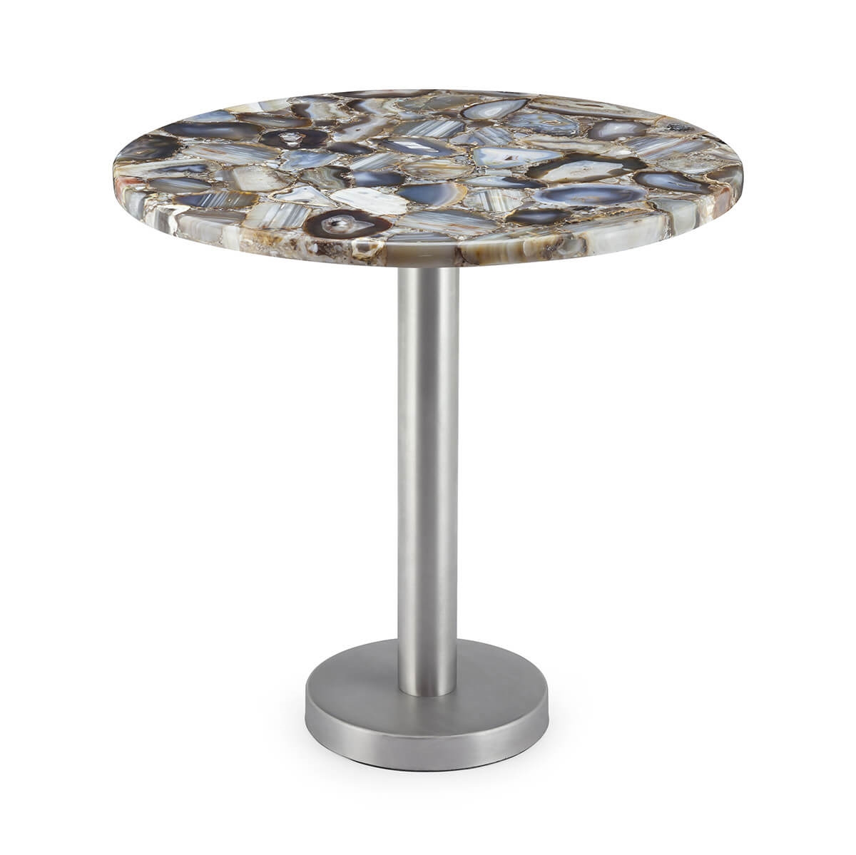 450215-90 ABHIKA БОКОВОЙ СТОЛ AGATE H50 D50 BLACK 