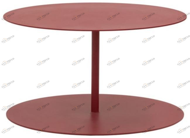 iSimar Овальный садовый столик из стали Eivissa 9182