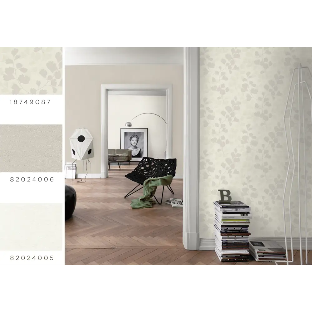 Обои на флизелиновой основе Кориан 0.53х10 м цвет серый Ra 490817 Rasch Coriander STLM-2073975 - Вид №6