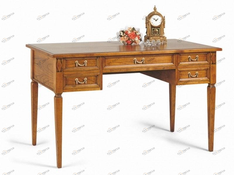 SELVA Прямоугольный стол из вишневого дерева с ящиками Villa borghese 6371-6376