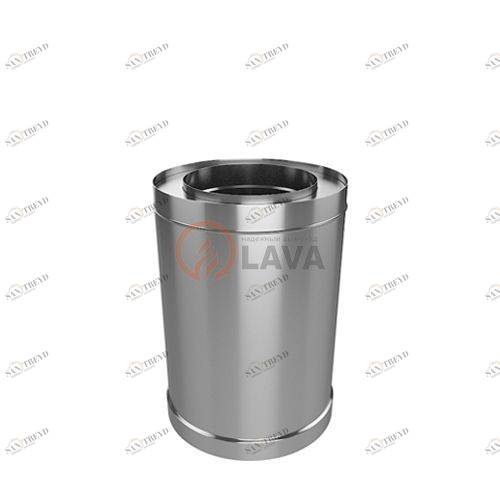 Труба-сэндвич LAVA 150/220, L=250, нерж. 439 (0,5)/439 (0,5) (ПЕРЛИТ) 4898