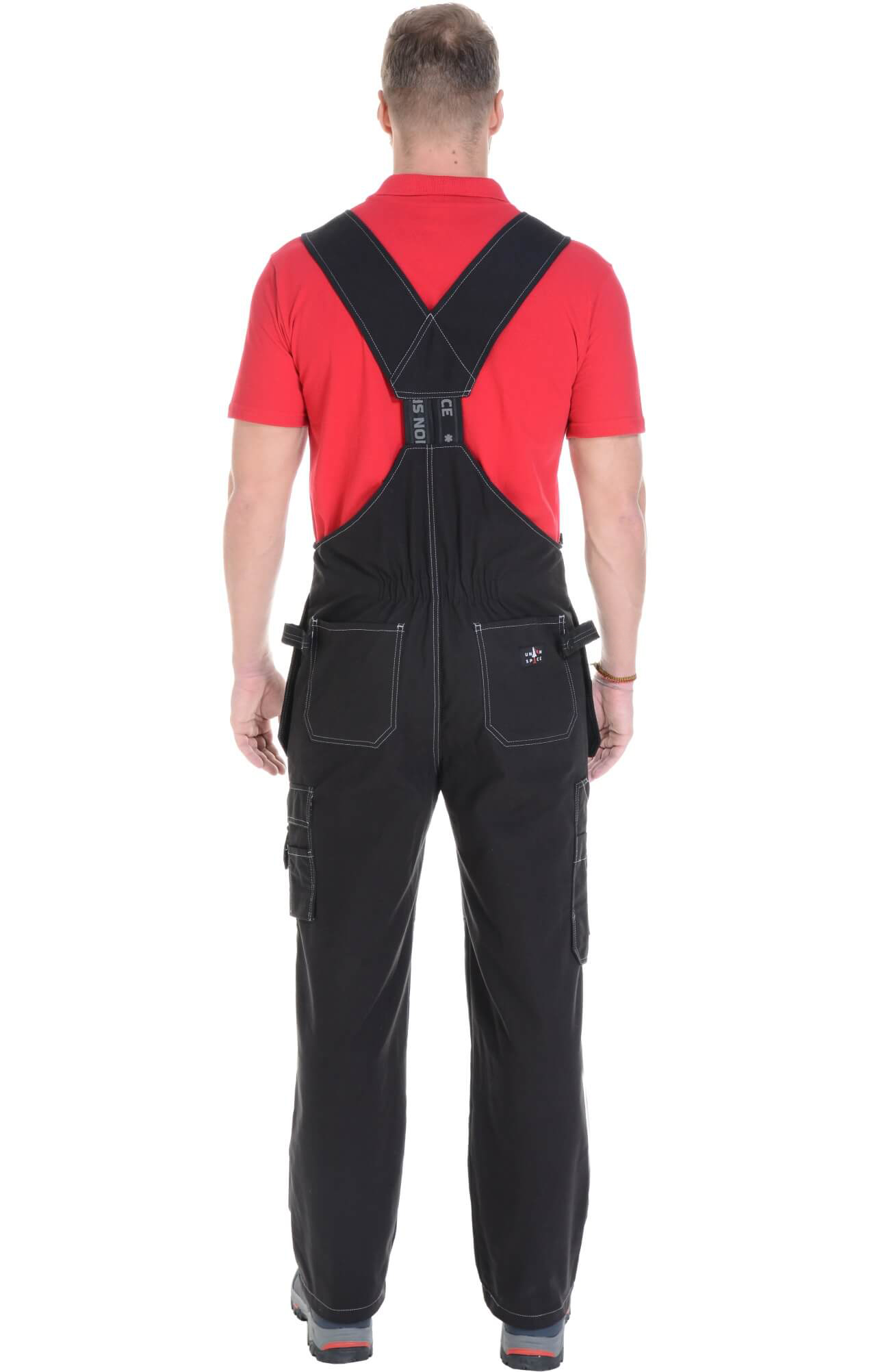 62314 Полукомбинезон  черный Union Space  Летняя спецодежда  размер 60-62/182-188  - Вид №5