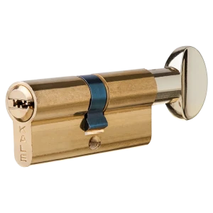 Цилиндр Kale 164SM-70-C-BP, 30х30 мм, ключ/вертушка, цвет золото 82394709 STLM-2108547