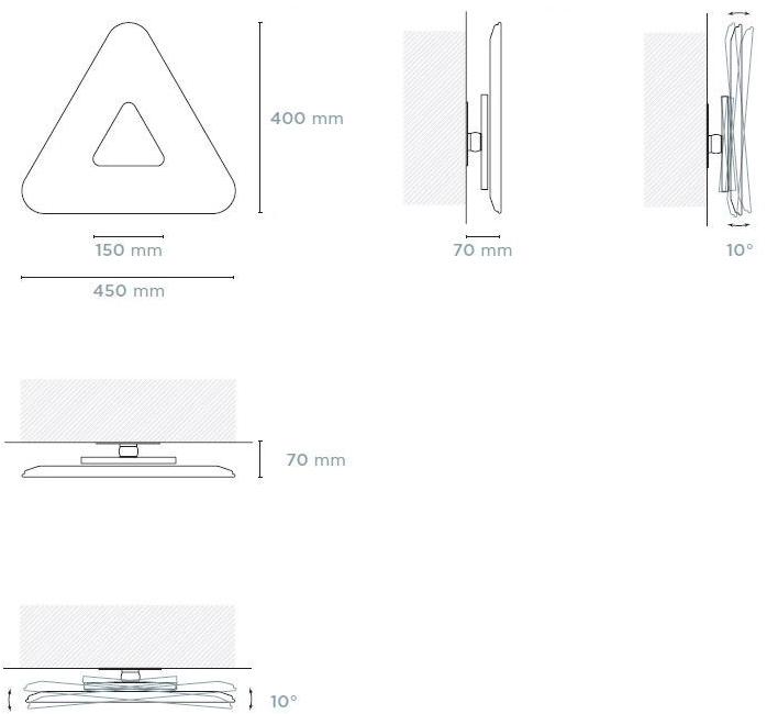 Treviso Made Зеркальный настенный декоративный объект sun-id-1458525 - Вид №4