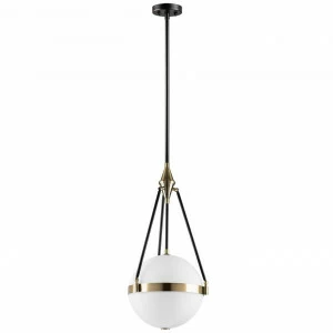 Подвесной светильник белый Modena 816037 LIGHTSTAR ДИЗАЙНЕРСКИЕ, MODENA 00-3890027 Белый;латунь;черный