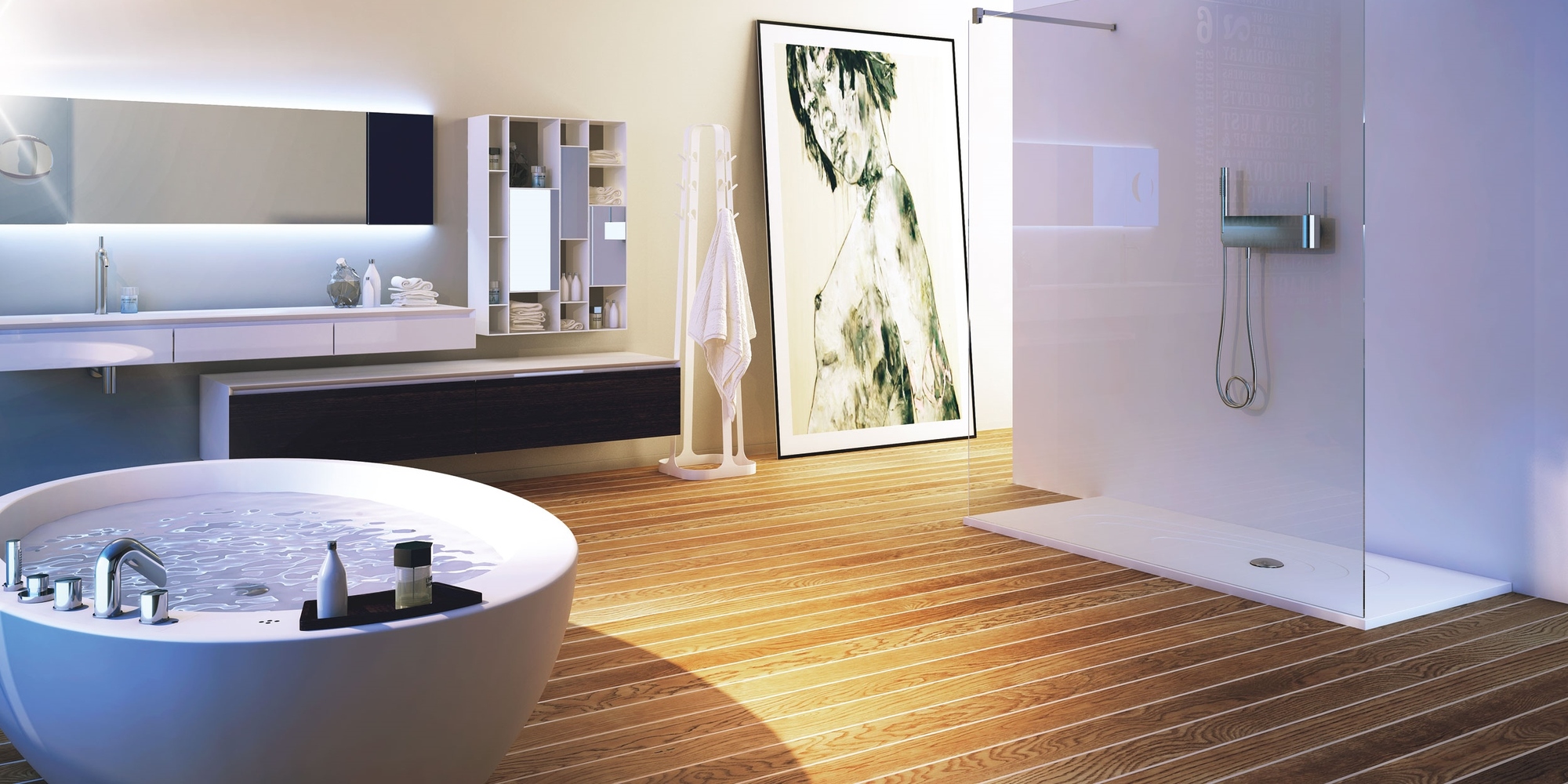 Design Ванна из Corian 1900x1200x500 Elitechnic белая MOMA Design ELTH301900 - Вид №3