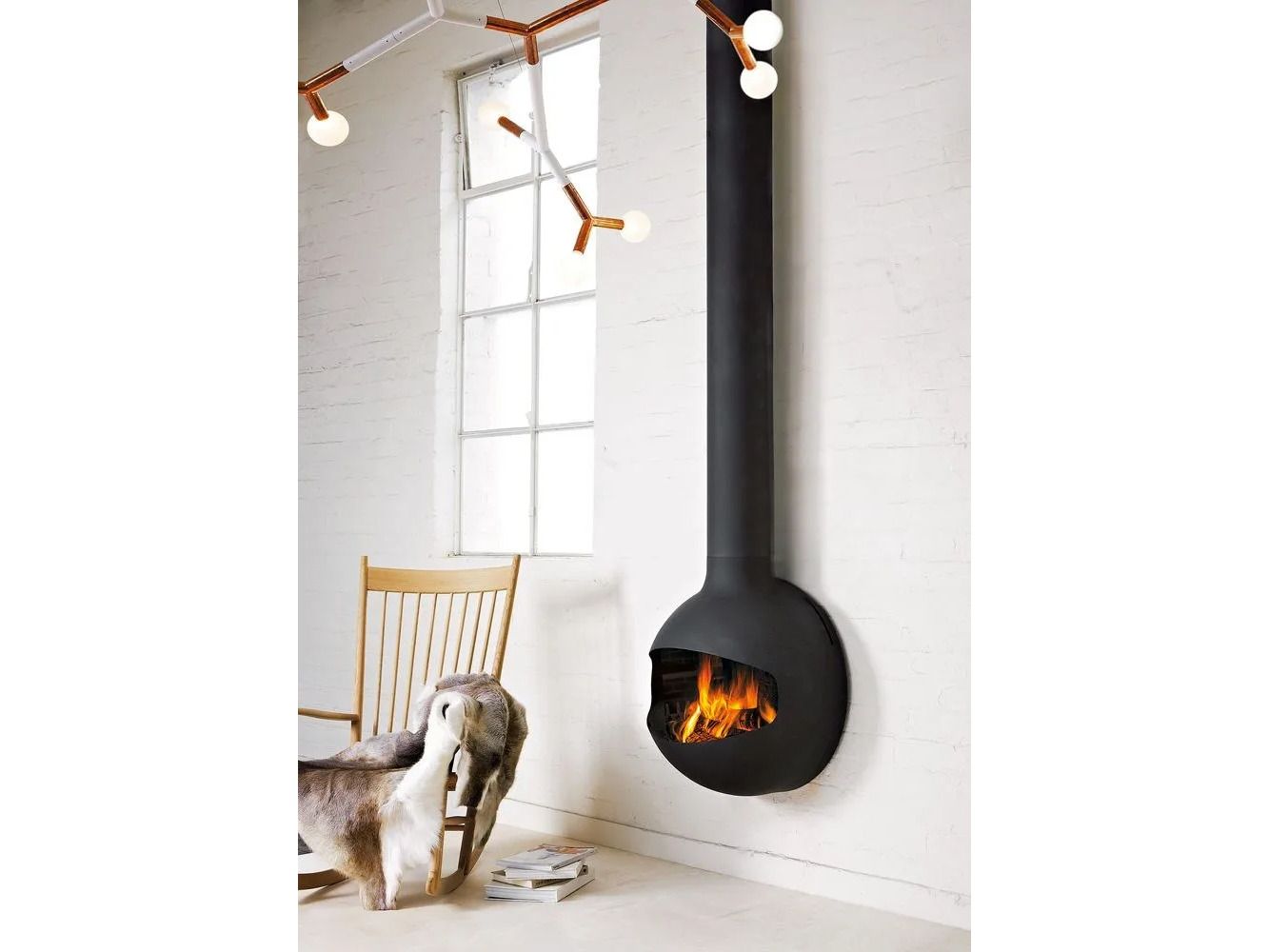 Открытый настенный декоративный камин Focus creation Emifocus ARCH-00143941 - Вид №1