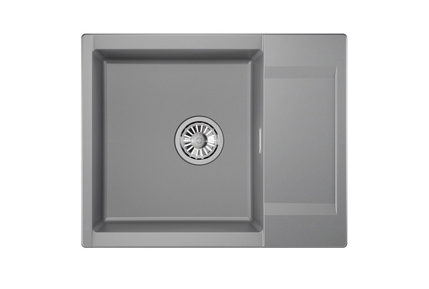 ES-6202, АЛЮМИНИУМ, кухонная мойка, кварц, ESTETICA GRANULA 6202-ST212 - Вид №2