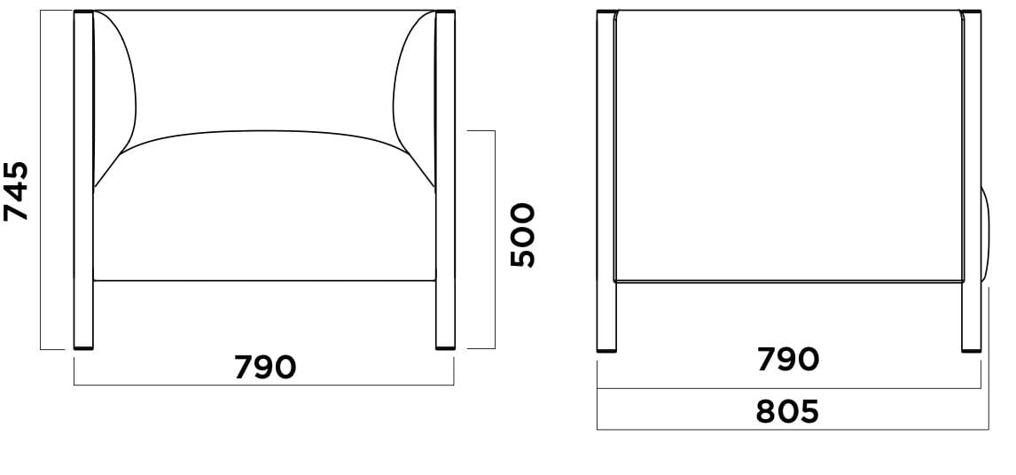 Тканевое кресло с журнальным столиком Infiniti вафельный ARCH-00031509 - Вид №11