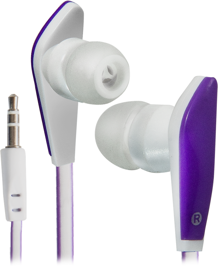 63706 наушники вставки trendy 706 сиреневый + белый Defender Santreyd 