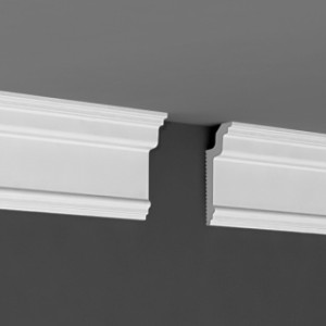 Плинтус потолочный Де-Багет П 13 30/80 (под натяжной потолок) (55шт) STSR-2094