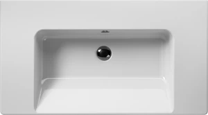 8688111 Подвесная раковина настенная овальная GSI ceramica Norm белая