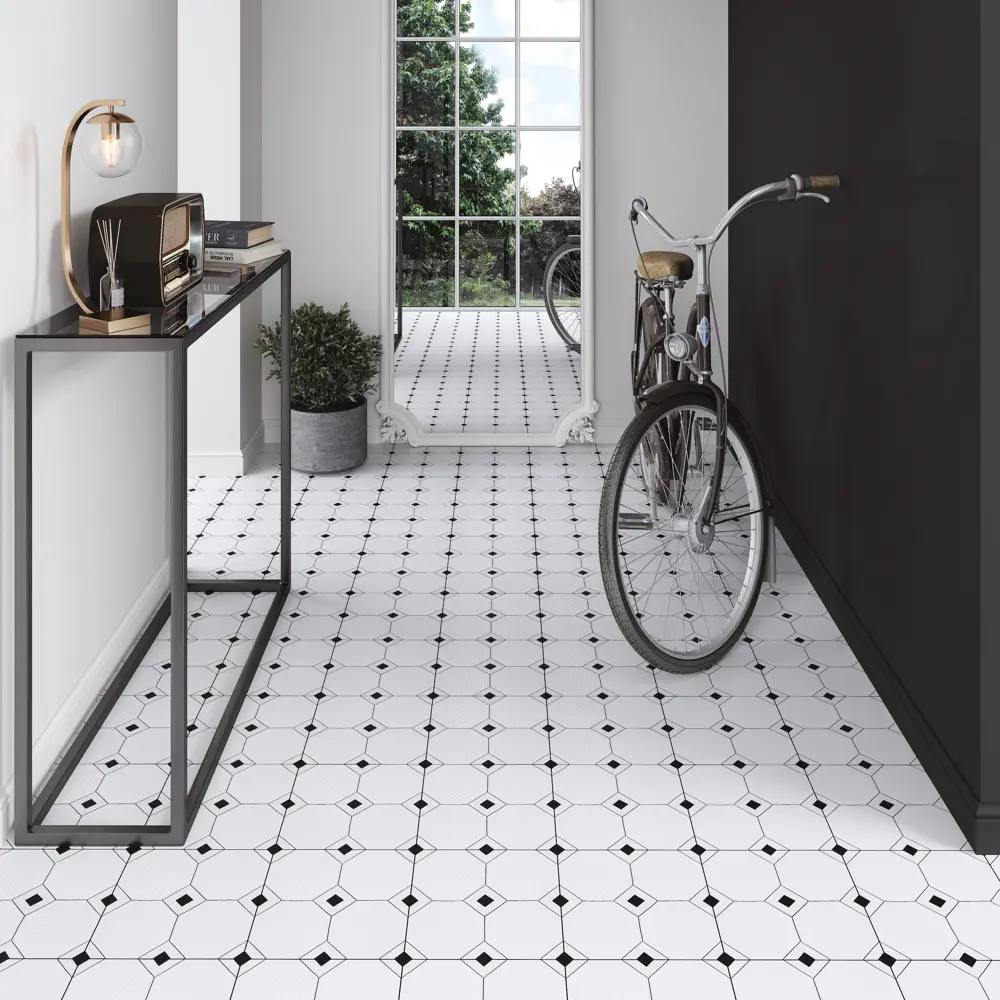 Глазурованный керамогранит Lb Ceramics Клинт Макси 30x30 см 0.9 м² матовый цвет белый STLM-2016609