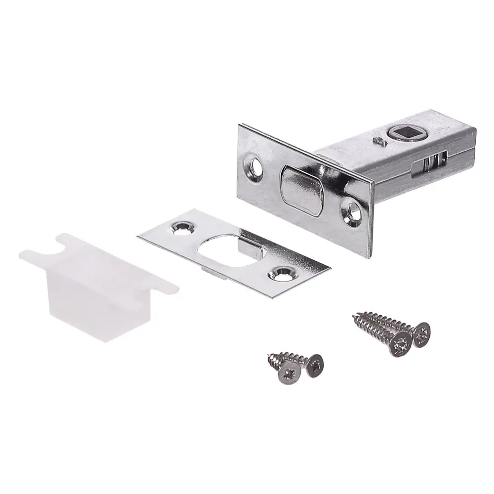 Задвижка межкомнатная Standers TL02-CP, сталь, цвет хром STLM-2170774 - Вид №1