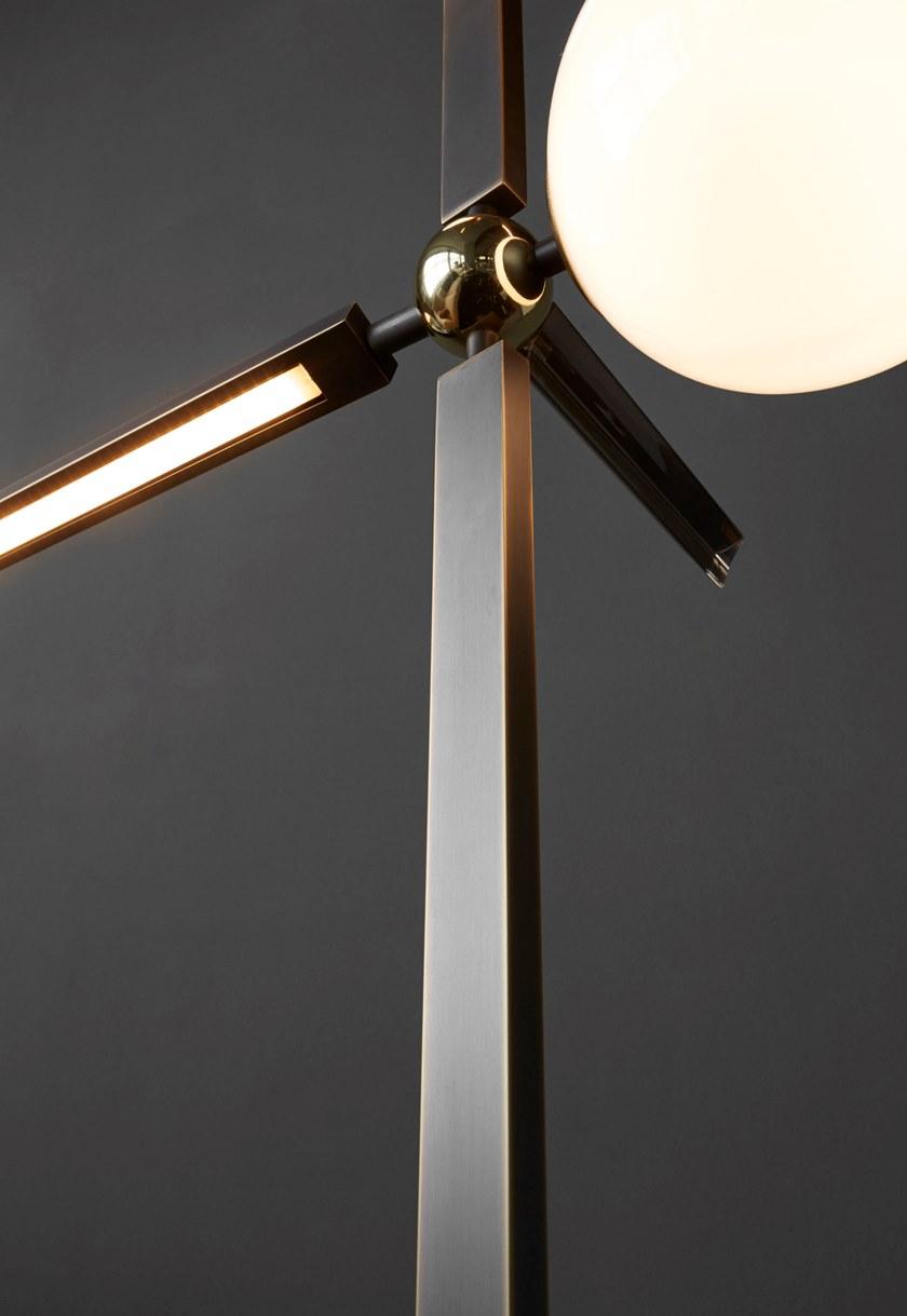 VeniceM Торшер Led из латуни с диммером sun-id-1441945 - Вид №5