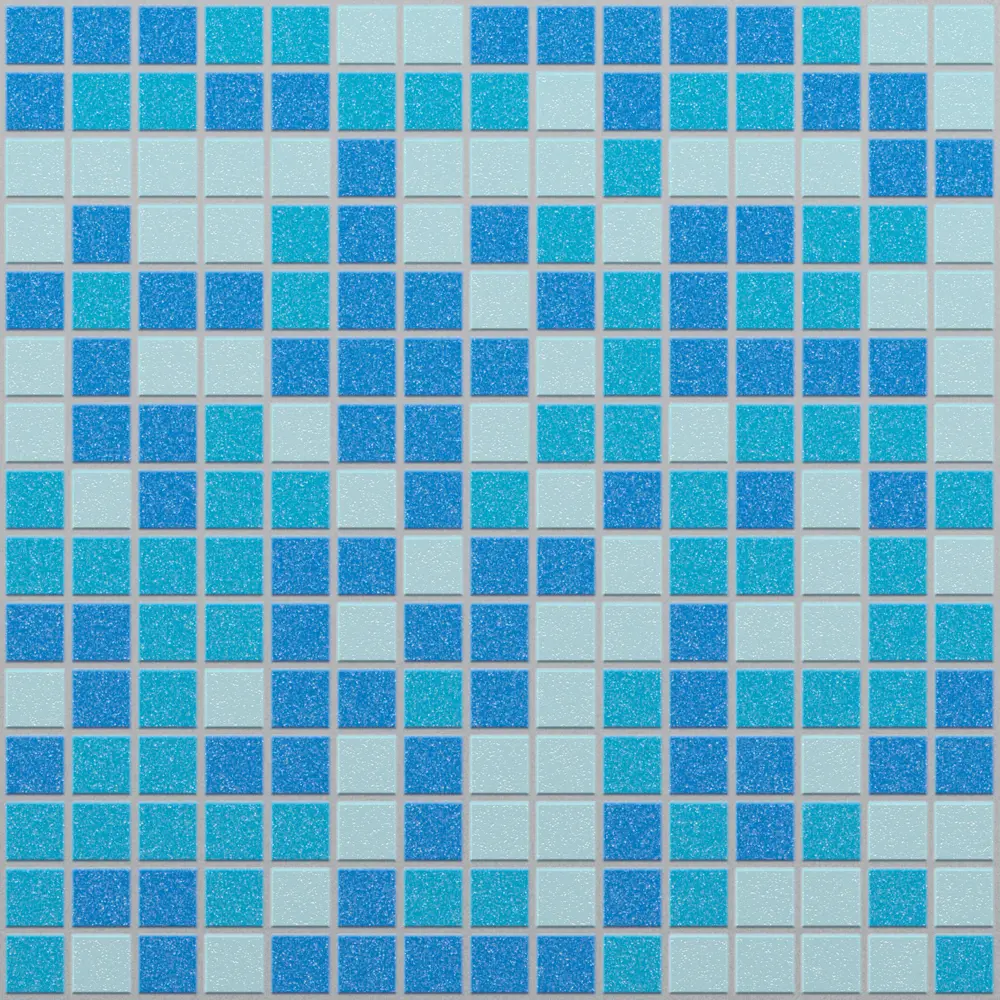 Стеклянная мозаика ARTENS Pool в голубом цвете 32.7×32.7 см 18701606 Swam STLM-1357070 - Вид №1