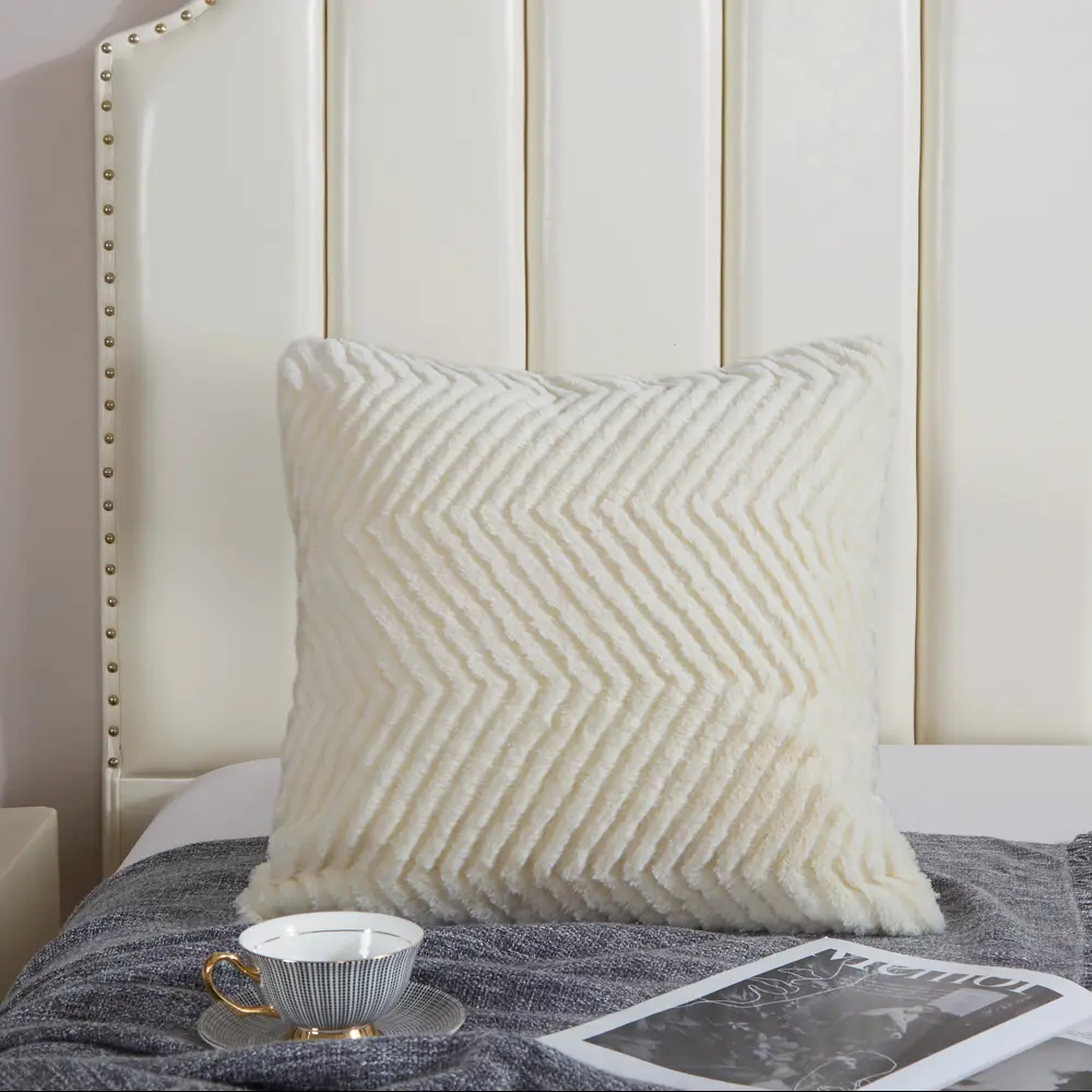 Подушка София 45x45 см цвет экрю СТОЛИЦА ТЕКСТИЛЯ STLM-2046002 - Вид №4