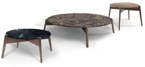 Frigerio Salotti Низкий мраморный журнальный столик Cross